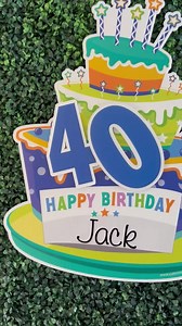 Happy Birthday Cake Yard Card, Outdoor Lawn Sign, Personalized Decoration, Honk Its My Birthday Celebration, Party Decor Stakes, Custom Gift - Etsy