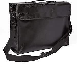 Cosmo Fireproof Document Bags Large Fireproof Bag for Cash w/Shoulder Strap Waterproof and Fireproof Money Bag Large Storage Pouch with Zipper Important Document Holder Document Organizer Passport Holder Safe for Documents