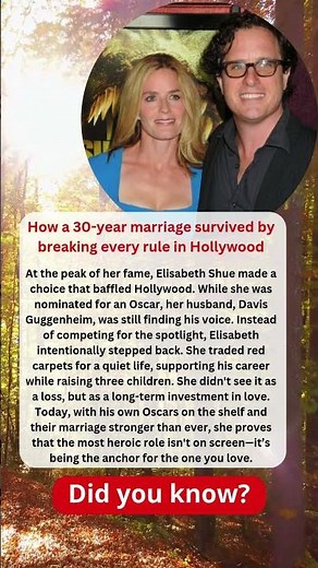 How a 30-year marriage survived by breaking every rule in Hollywood #biography #celebrity #news