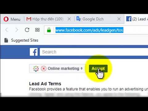 How to accept the Facebook's Lead Generation Terms of Services