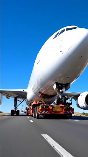 Massive Passenger Jet Transport | Heavy Load Truck Hauling Airplane