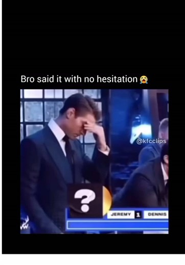 Bro said it with no hesitation 😭