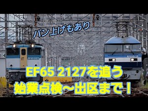 2週間留置されていたカラシに遂に動きが！ EF65 2127 パン上げ〜出区までを追う