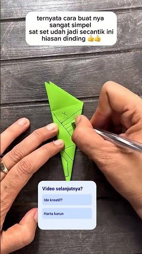 Kreatif hiasan dinding dari kertas #kerajinankertas #origamitutorial #origami #kreatif #fyp #fypシ