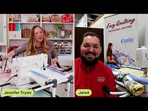 Free Motion Quilting on a Cutie Frame