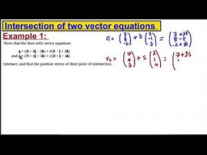 Core 4 Maths A-Level Edexcel - Vectors (8)