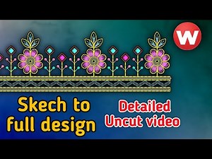 How to Turn Sketch into Embroidery Design in Wilcom (Step by Step)