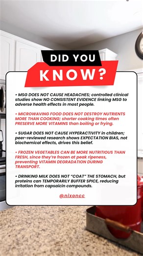 Common Food and Science Myths Debunked #facts #worldwide #fblifestyle | Nixon Concepcion Cabarles