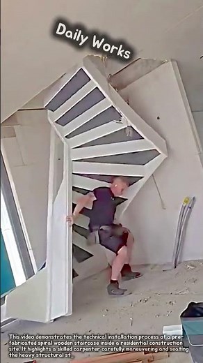 Precision Prefabricated Spiral Staircase Manual Installation Process
