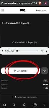 Cómo descargar archivos de WeTransfer en tu celular (SIN INSTALAR LA APP)