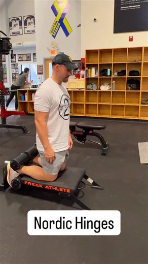 Quality Nordic leg curls are hard to come by. Most of the videos you see show athletes cranking into extreme lumbar and pelvic extension just to survive the rep, compensating for limited trunk and hamstring strength. And if you’re a bigger guy like me your chances of performing clean, full-range Nordics are slim at best. Traditional Nordic curls are great in theory. But in practice, most people can’t do them well or at all. At MBSC, we’ve had a lot more success using: • Nordic iso holds • Eccent