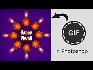 How to make Diwali Gif Animation in Adobe Photoshop | frame Animation