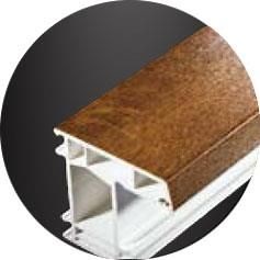 [Hot Item] UPVC Profiles for Laminated Foil Windows and Doors PVC Door Frame