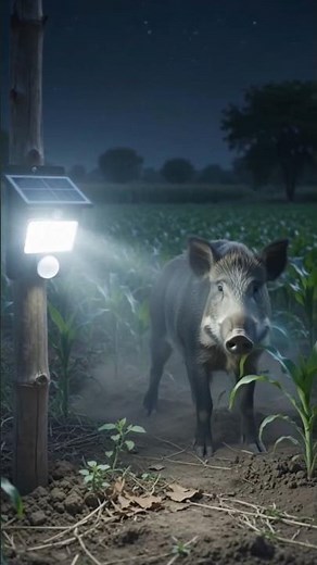 Install solar-powered motion sensor alarms or bright lights on farms | #farming #agriculture