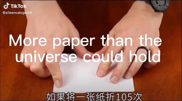 More paper than the universe could hold#science and technology#universe#paper#infinite