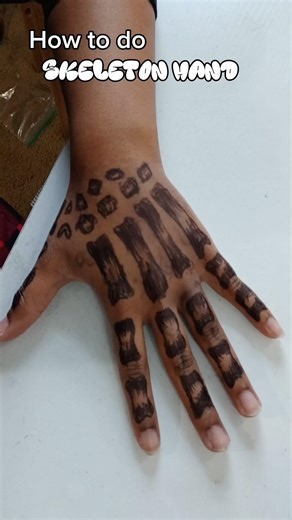 Skeleton Hand #tutorial #skeleton