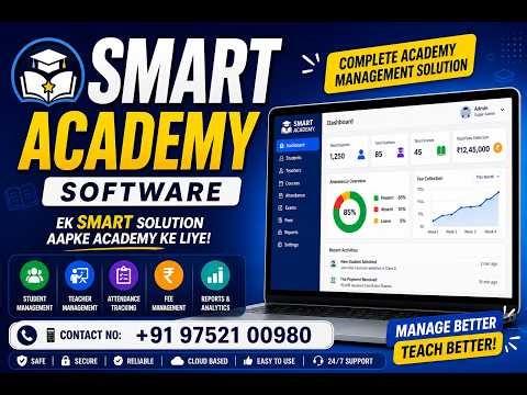 Smart Academy Software | Advanced School, Coaching & Institute Management System