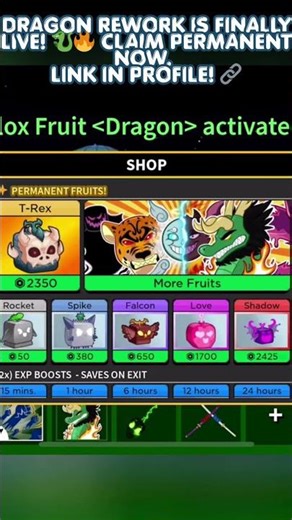 IT'S FINALLY HERE! 🐉 Dragon Rework (One Piece Edition) | Get it Permanent! #bloxfruits #roblox