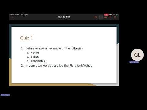 Voting Methods II and III