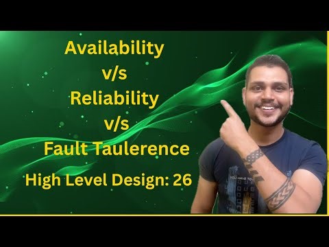 Availability , Reliability, Fault Taulerence | High Level Design : 26 | MAANG Interviews
