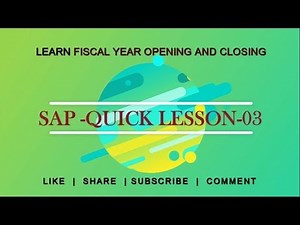How to do Year End Closing |Carry Forward balance in SAP ? Learn in 5 Min Quick Lesson | SAP FICO