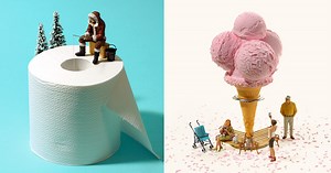 explore the intricate miniature worlds of japanese artist tatsuya tanaka
