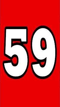 90 Second Countdown with Rockwell Extra Bold Font and Red Background no music #countdown #timer #123