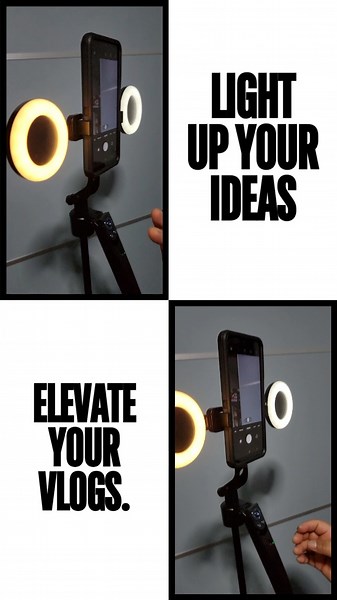 Watch Smart tripod that follows you, for easy hands- free videos" on Amazon Live