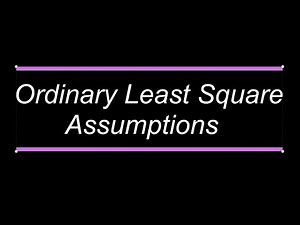 OLS Assumptions | Selection Points for OLS model | When to use OLS