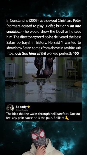 When filming Constantine (2005), Peter Stormare wanted to show this