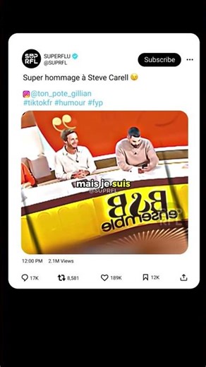 Super hommage à Steve Carell 😉