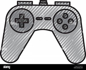 video console controller gadget technology vector illustration drawing design Stock Vector Image & Art - Alamy