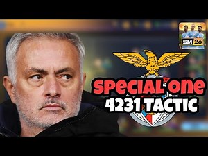 DOMINATE with this SM26 Tactic! ⚽️ | Jose Mourinho Benfica Soccer Manager 2026 Best Tactics 4231