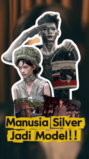 FROM A SILVER MAN TO A MODEL!! #shorts #viral