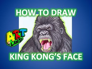 How to Draw KING KONG'S FACE