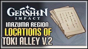 All Torn Page Toki Alley Tales I Locations Genshin Impact
