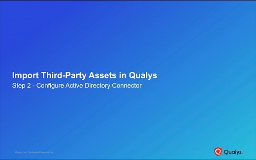 Step 2 - Configure Active Directory Connector