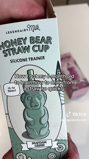 Honey Bear Straw Cup: Smooth Transition for Babies