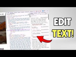 How to edit website text using inspect element (easy trick).