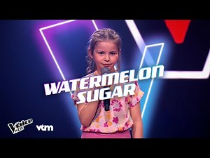 Elise - 'Watermelon Sugar' | Knockouts | The Voice Kids | VTM