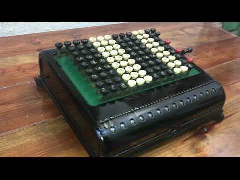 Calculadora sumadora Burroughs de 1917