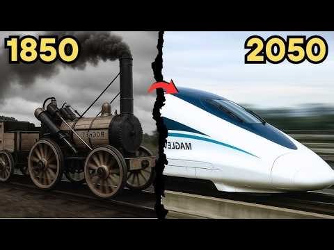 Iron Speed Demons: Trains from 1829's Chug to 2050's Hyperloop Blitz Fastest Trains