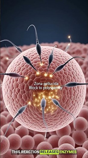 How the Egg Blocks Multiple Sperms | Polyspermy Prevention Explained in 3D