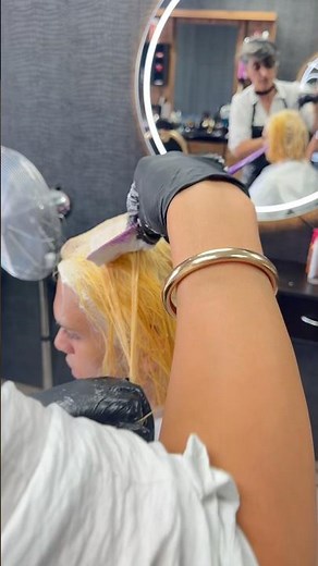 Full Bleach Transformation | Dark to Blonde Hair Makeover ✨