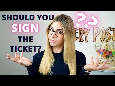 SHOULD YOU SIGN YOUR LOTTERY TICKET?
