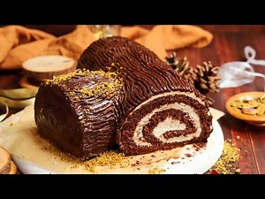 PERFECT Chocolate Yule Log Cake