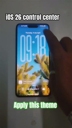 Poco X6 Pro को iPhone बना दिया 🔥 iOS 26 Control Center लगाके #pocox6pro #ios26 #viralshorts