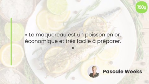 Filets de maquereau grillés au citron, thym et romarin