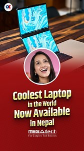 Experience the coolest dual-screen laptop, the Lenovo YogaBook 9i, now at a special festive discount! 🎉 With two stunning 13.3” OLED screens, Intel Core Ultra 7 Processor, and endless multitasking possibilities, this laptop is designed for ultimate productivity. Visit Megatech Group today to grab yours! 💻✨ https://megatech.com.np/ #LenovoYogaBook9i #DualScreenLaptop #TechInnovation #FestiveDeals #oktech #onlinekhabar #okreels #IntelCoreUltra7 #LaptopLaunch | OnlineKhabar