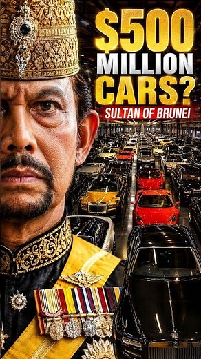 Inside Sultan Hassanal Bolkiah’s Insane $500M+ Car Collection😮